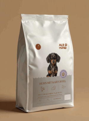 Huhn mit Kartoffel 'Kleine Rassen'