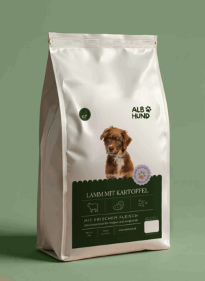 Lamm mit Kartoffel 'Welpe'